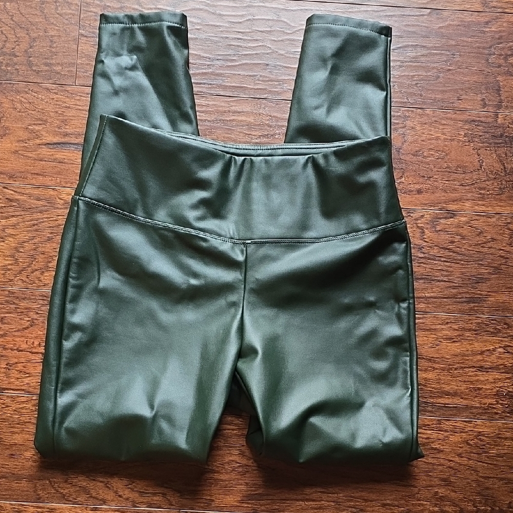 A New Day Faux Leather Leggings Small